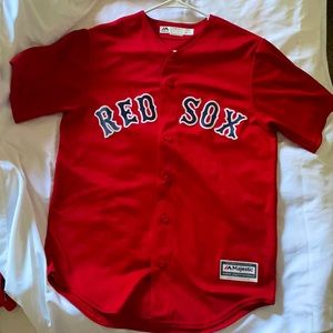 Authentic Boston Red Sox jersey.